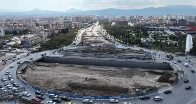 Konya’da Stadyum-Şehir Hastanesi Tramvay Hattı’nda ikinci etap sürüyor