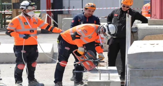 Konya Karatay Arama Kurtarma Ekibi akredite oldu