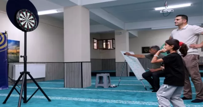 Konya Karatay’da Kur’an kurslarında dart turnuvası heyecanı