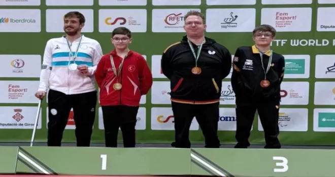 Konya Karataylı sporcu Tahir Efe Şahin Avrupa şampiyonu