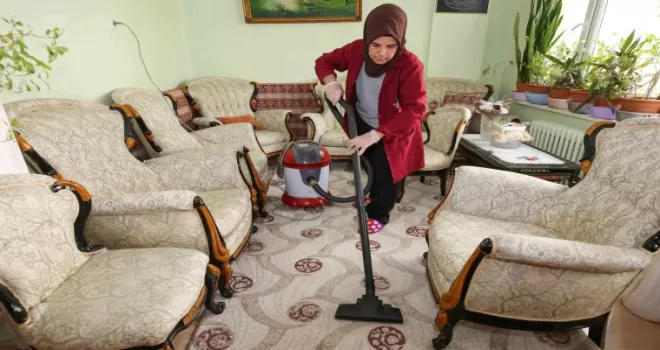 Konya Meram’da büyüklerin yüzleri bu bayram öncesinde de güldü!