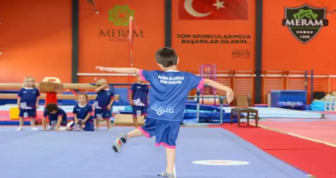 Konya Meram’da yaz spor coşkusu