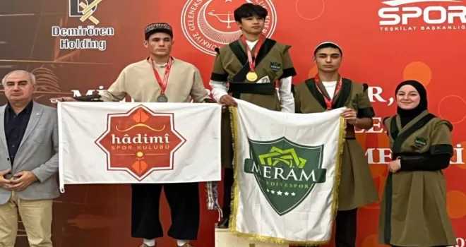 Konya Meramlı okçular şampiyonada parladı