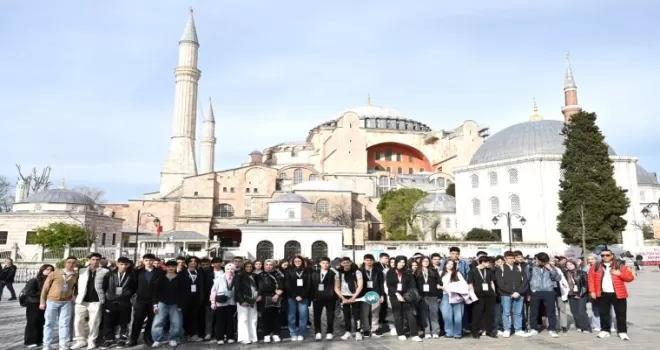 Konya’nın gençleri İstanbul’un tarihine dokunuyor