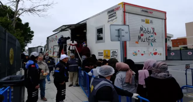 Konya’nın mobil mutfağı İstanbulluların hizmetinde