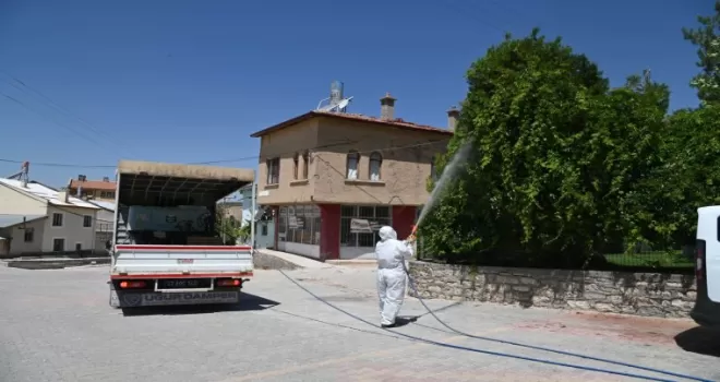 Konya Selçuklu’da yeşil alan ilaçlamaları sürüyor