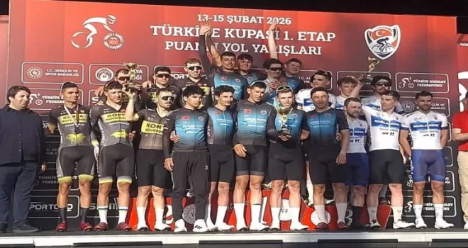 Konyalı bisikletçiler ’Puanlı Yol’da ikinci oldular