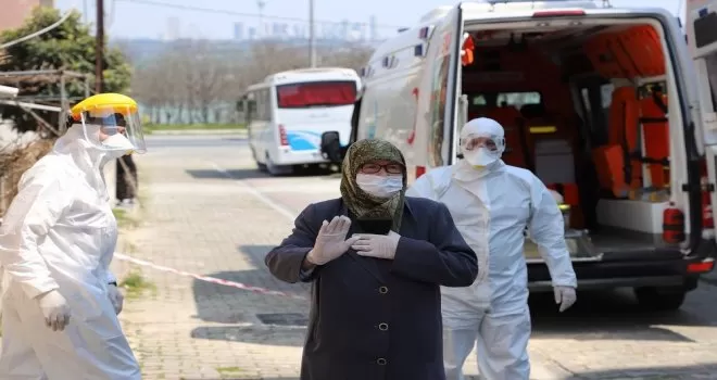 Korona virüs hastalarının tahliye sevinci
