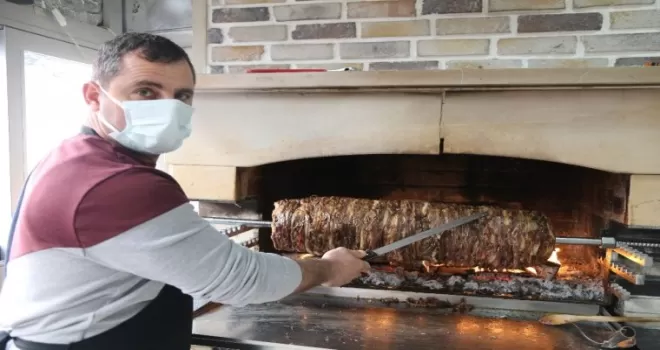 Korona yasaklarında Artvin dönerine yoğun ilgi

