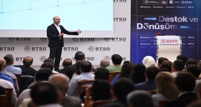 KOSGEB’den KOBİ’lere dev destek... BTSO’da tanıtıldı