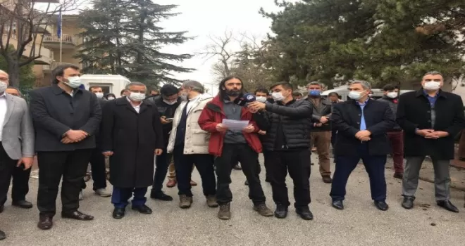 Kosova Büyükelçiliği önünde Kudüs protestosu
