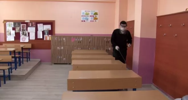 Köy okullarında yüz yüze eğitim telaşı
