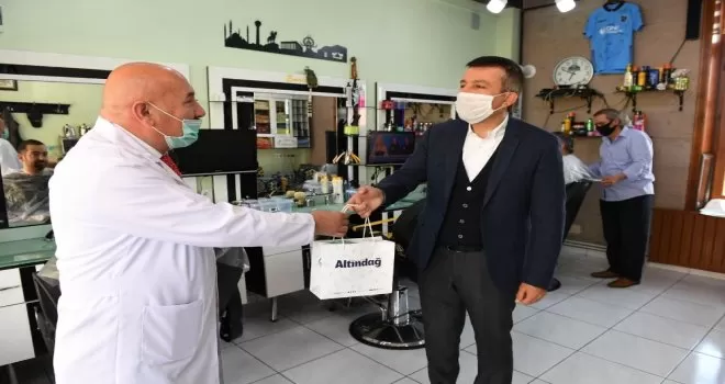 Kuaför ve berberlere hijyen desteği
