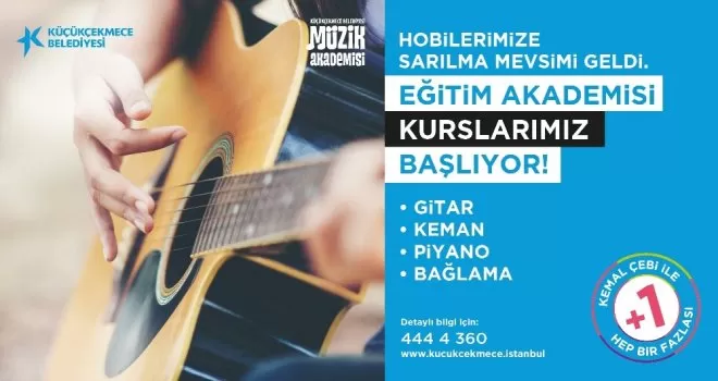 Küçükçekmece Belediyesi Eğitim Akademisi Kursları başlıyor
