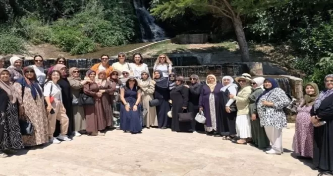 Kursiyer kadınlar doğayı keşfetti