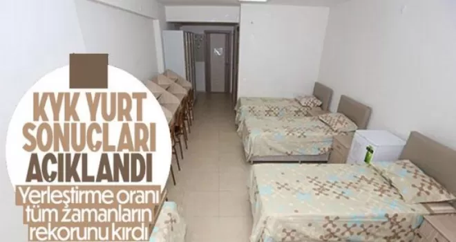 KYK yurt yerleştirme sonuçları açıklandı