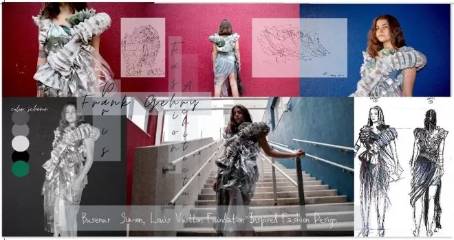 Lise öğrencisi Busenur ‘Mimari Moda Tasarımı’ yarışmasını kazandı
