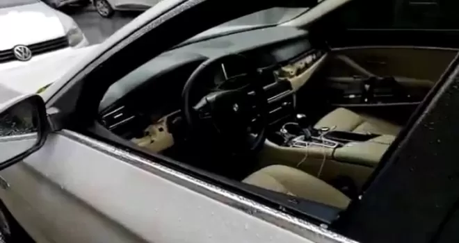 Lüks otomobilden 60 bin TL değerinde hırsızlık
