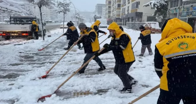 Maalatya’da kar mesaisi