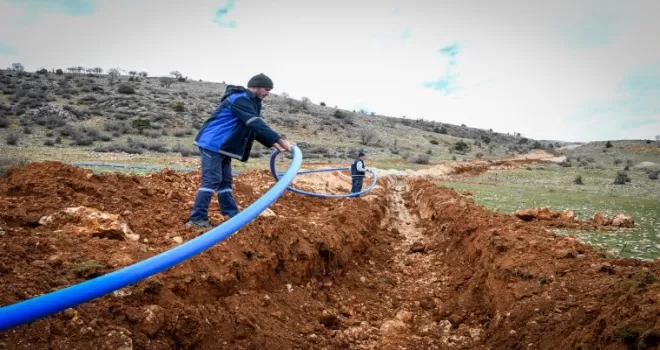 Malatya Arapgir’de yeni içme suyu hattı devrede