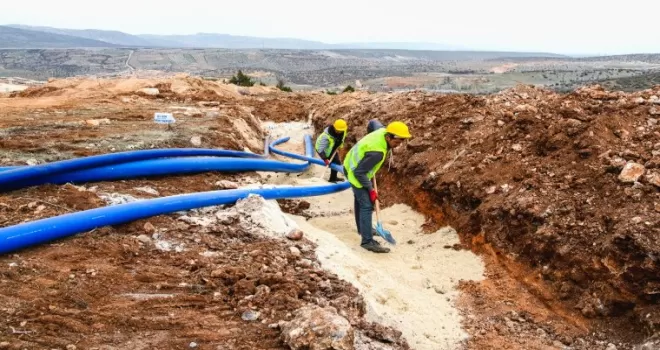 Malatya’da 8 bin 100 metre altyapı