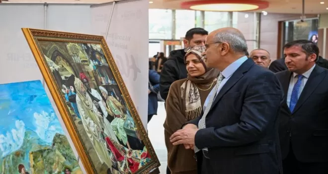 Malatya’da ’Hasat’ sergisi sanatseverlerle buluştu
