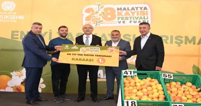 Malatya’da kayısılar yarıştı