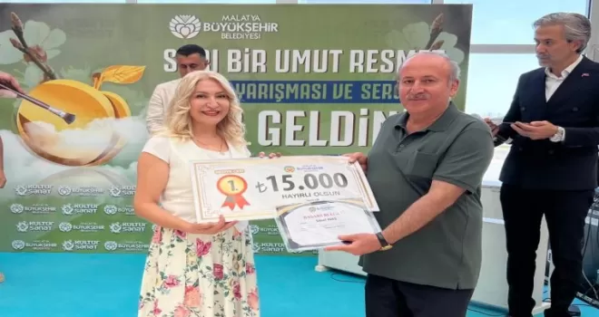 Malatya’da ’Sarı bir umut resmet’tiler