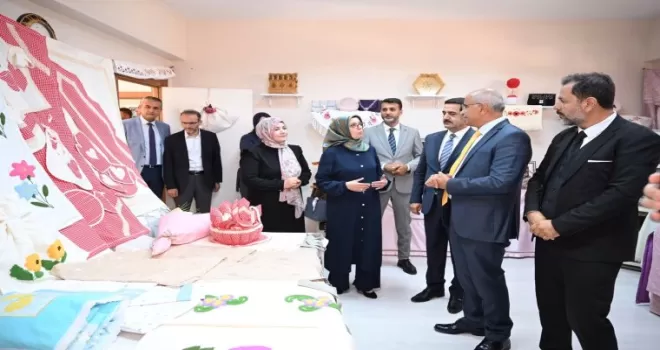 Malatya’da üreten kadınlar el emeği sergisinde yeni müjde