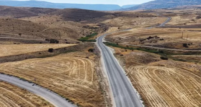 Malatya Yazıhan’ın yol standardı yükseldi