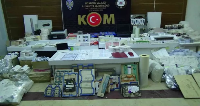 Mali Şube’den "sahtecilik" operasyonu
