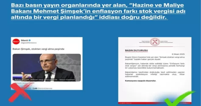 Maliye’den ’stok vergisi’ iddialarına açıklama