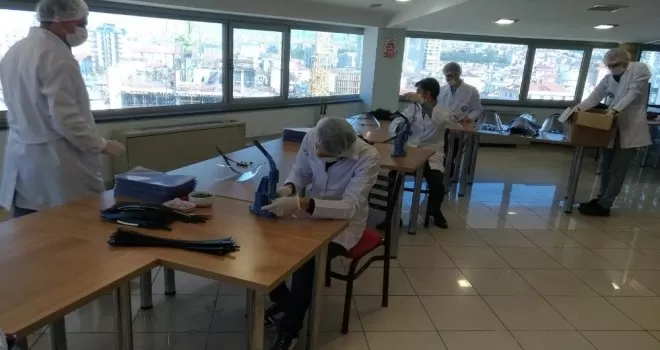 Maltepe Belediyesinden personellerine yüz siperliği
