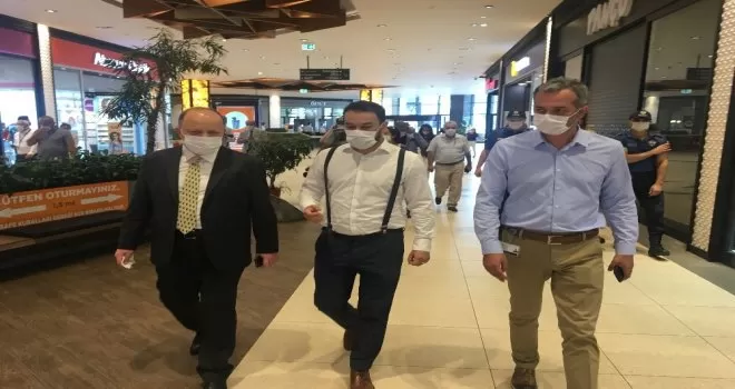 Maltepe’de Kaymakam’dan korona virüs denetimi
