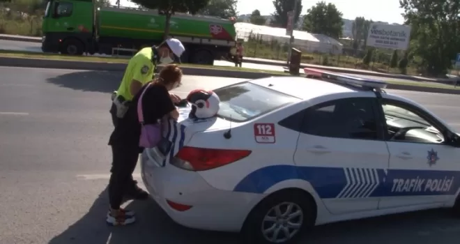 Maltepe’de motosiklet sürücüleri denetlendi
