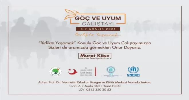 Mamak Belediyesi, Göç ve Uyum Çalıştayı düzenliyor
