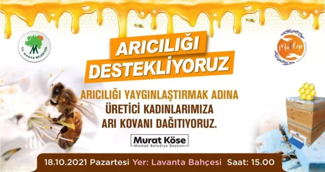 Mamak Belediyesi’nden arıcılara destek
