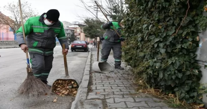 Mamak dip bucak temizleniyor
