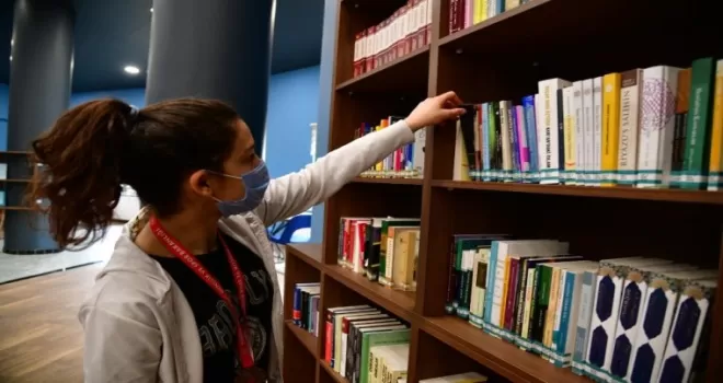 Mamak’ın kütüphaneleri göz dolduruyor
