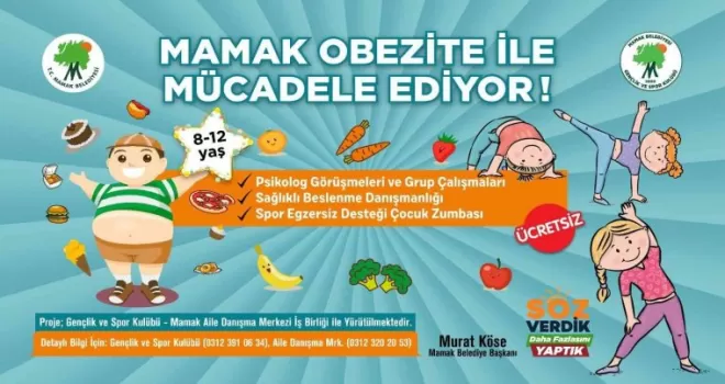 Mamak obezite ile mücadele ediyor
