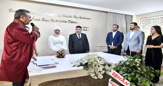 Mamak’ta 3 ayda bin 331 çift nikah masasına oturdu
