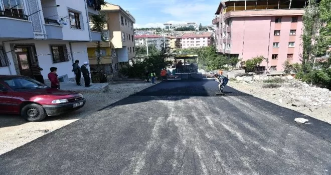 Mamak’ta asfalt hamlesi
