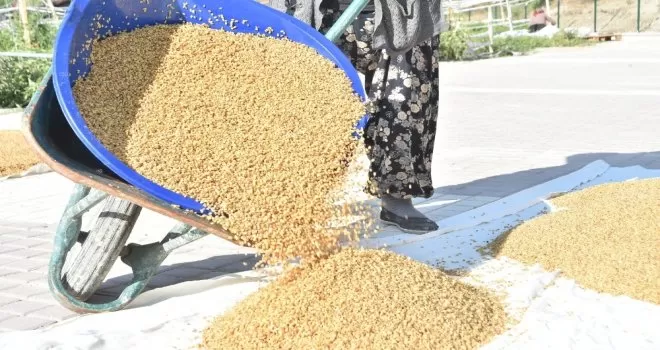 Mamak’ta dev kazanlar kuruldu bulgur kaynatma geleneği sürüyor
