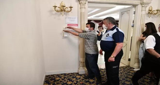 Mamak’ta düğünlere korona virüs denetimi
