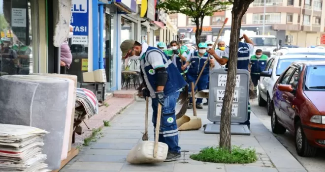 Mamak’ta yaz temizliği
