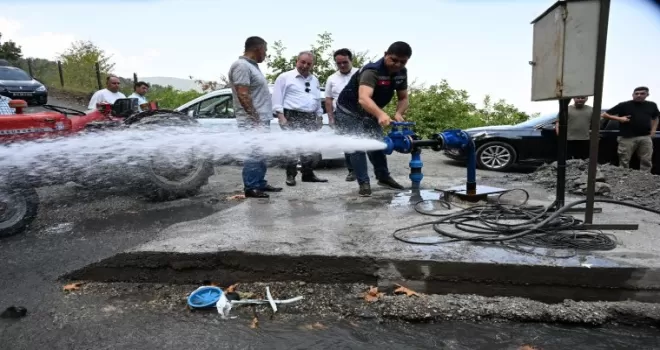 Manisa Bahçecik’te taşıma suya son!