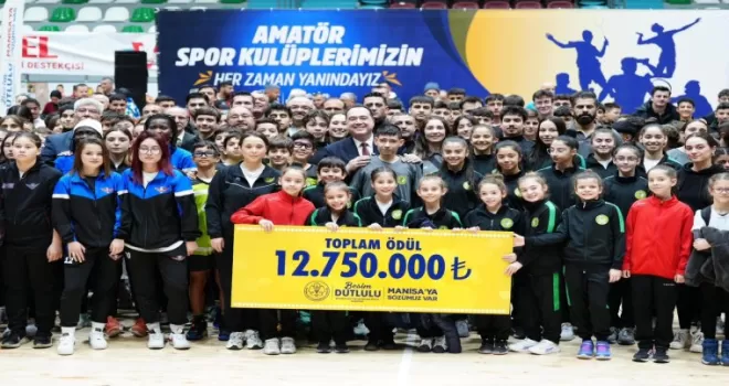 Manisa Büyükşehir’den amatör spora rekor destek