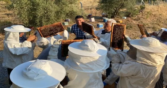 Manisa’da arıcılara uygulamalı eğitim desteği