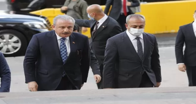 Meclis Başkanı Şentop, MHP Genel Merkezinde
