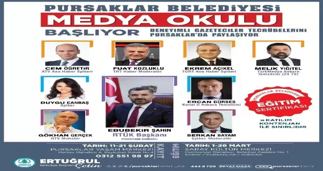 Medyanın duayenleri Pursaklar’da
